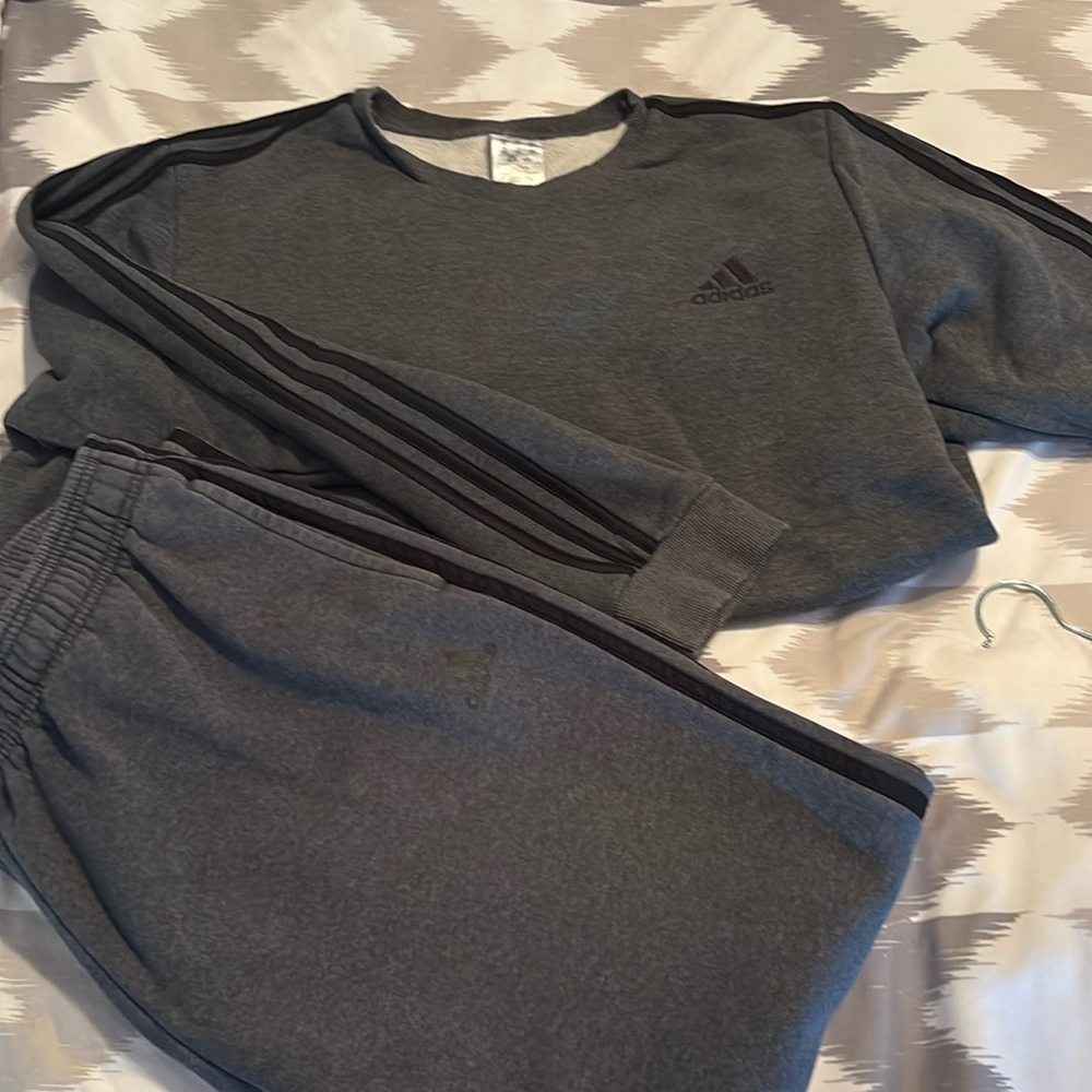 Men’s adidas fleece tracksuit size 2xl